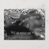 気にする人 ポストカード (正面)