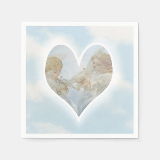 気にとハトの懸念 スタンダードカクテルナプキン (正面)