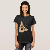 気になる犬 ウェルシュコーギー Tシャツ (正面フル)