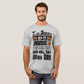 気になる誰かと私を誤解しました Tシャツ (正面フル)