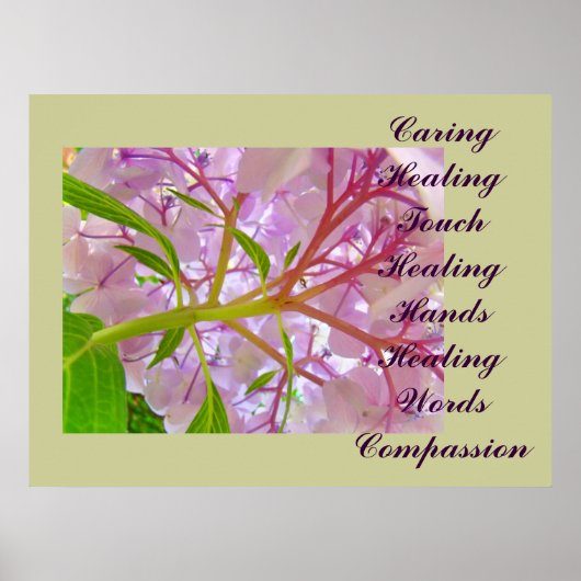 気にの癒しTouch癒し手の癒し言葉 ポスター (正面)