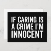 気には犯罪引用文だおもしろい ポストカード (正面/裏面)