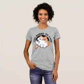 気にもとめない – 面白いおこりんぼ猫の名言 Tシャツ (正面フル)