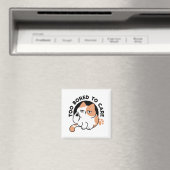 気にもとめない – 面白いおこりんぼ猫の引用 マグネット (インサイチュ (食洗機))