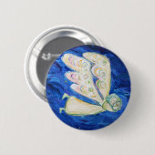 気にオブソウルエンジェル飛んでいる&ベビーピンペンダント 缶バッジ (正面&裏面)