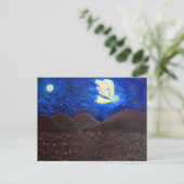 気にソウル・エンジェル絵画アのはがき ポストカード (スタンド正面)