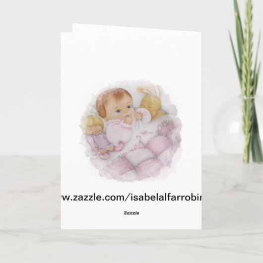 気にベビー カード (裏面)