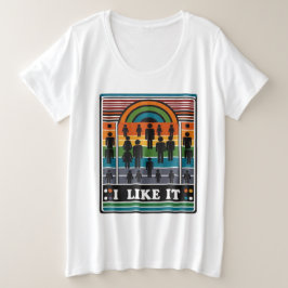 気に入った プラスサイズTシャツ