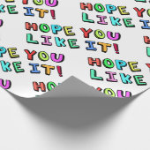 気に入ってほしい ラッピングペーパー (角)