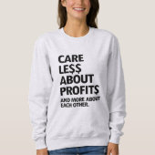 気に収益が少ない スウェットシャツ (正面)