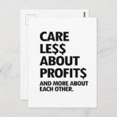 気に収益が少ない ポストカード (正面/裏面)