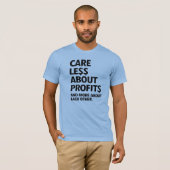 気に収益が少ない Tシャツ (正面フル)