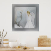 気に天使とフクロウ ポスター (キッチン)