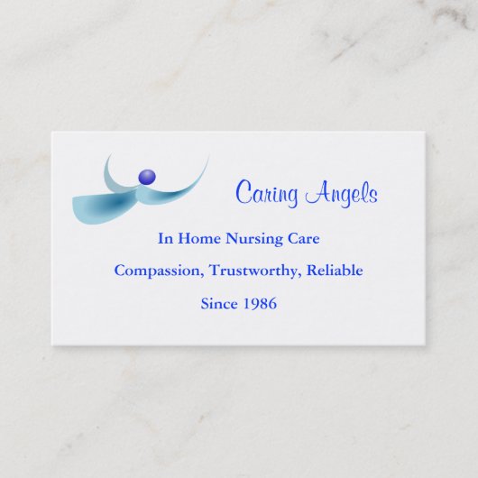 気に天使気に看護 名刺 (正面)