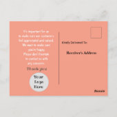 気に客 ポストカード (裏面)