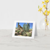 気に無料デザートガーデン空白のズカード カード (黄色い花)