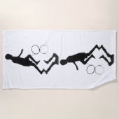 気に無料 ビーチタオル (正面)