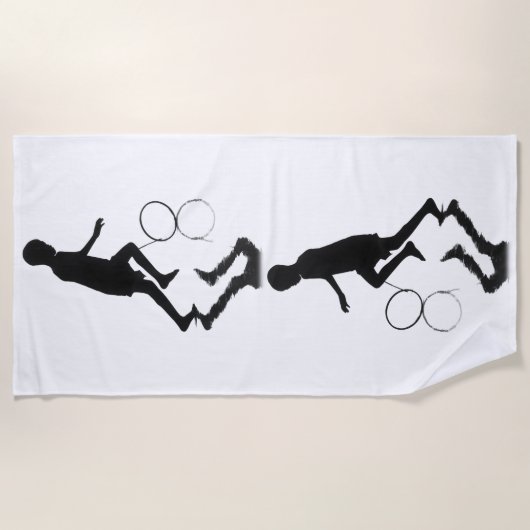 気に無料 ビーチタオル (正面)