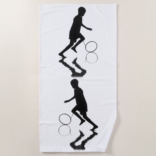 気に無料 ビーチタオル (正面)