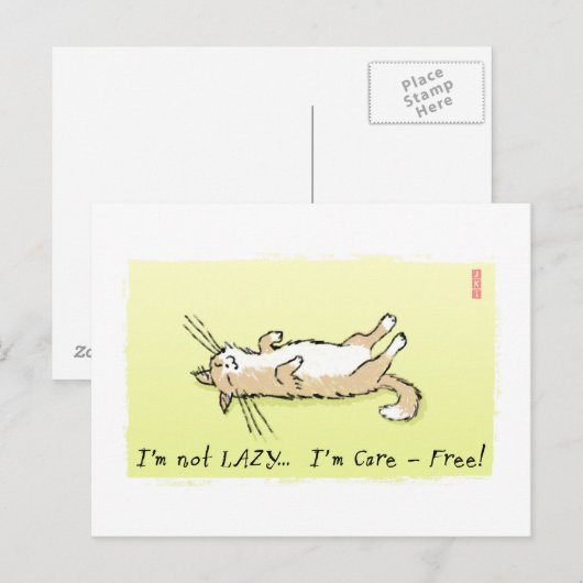 気に猫 ポストカード (正面/裏面)