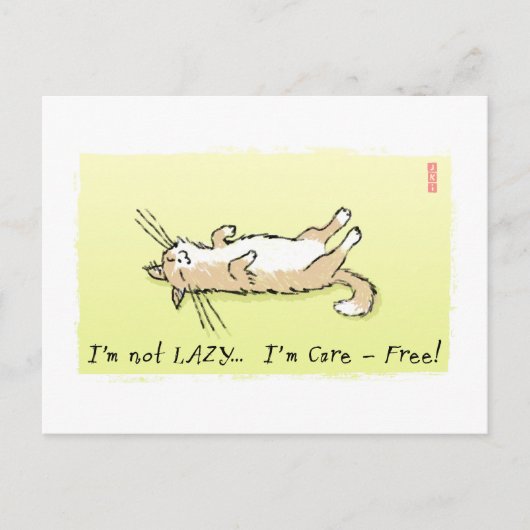 気に猫 ポストカード (正面)