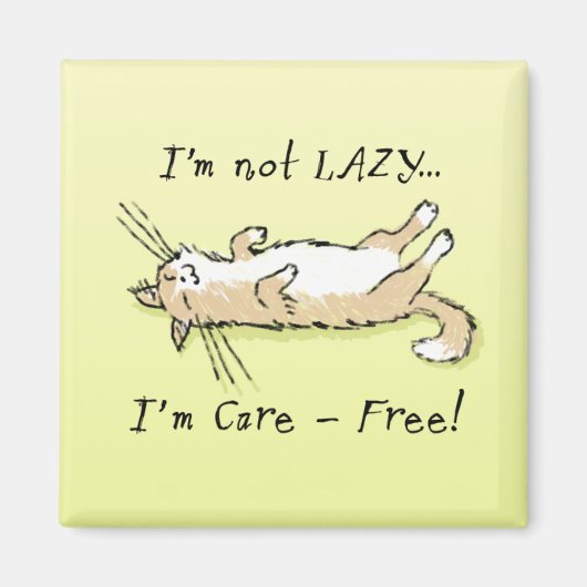 気に猫 マグネット (正面)