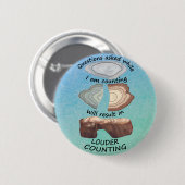 気に耳石 缶バッジ (正面&裏面)