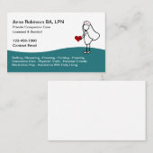 気に連気にLPNナース 名刺 (正面/裏面)