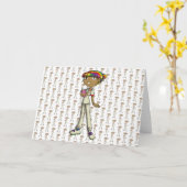 気に カード (黄色い花)