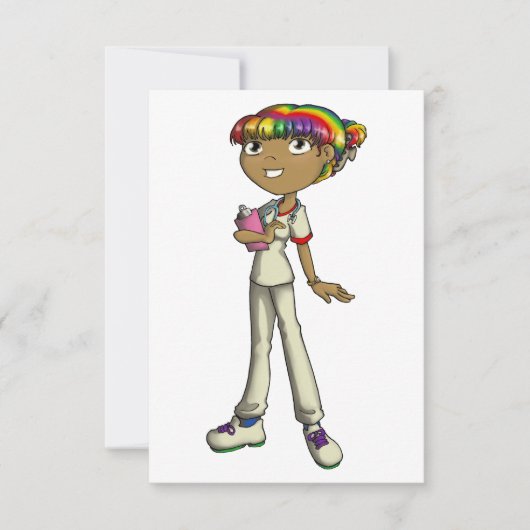 気に サンキューカード (正面)