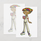 気に サンキューカード (正面/裏面)