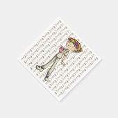 気に スタンダードカクテルナプキン (角)