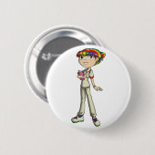 気に 缶バッジ (正面&裏面)