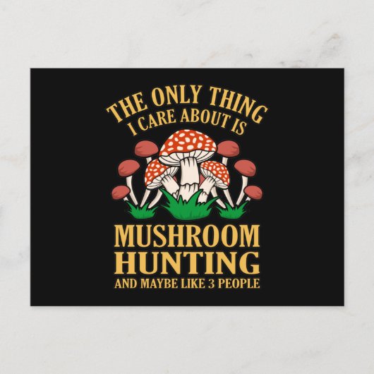 気にKindue狩りについてMorels Hunter Mycologi ポストカード (正面)