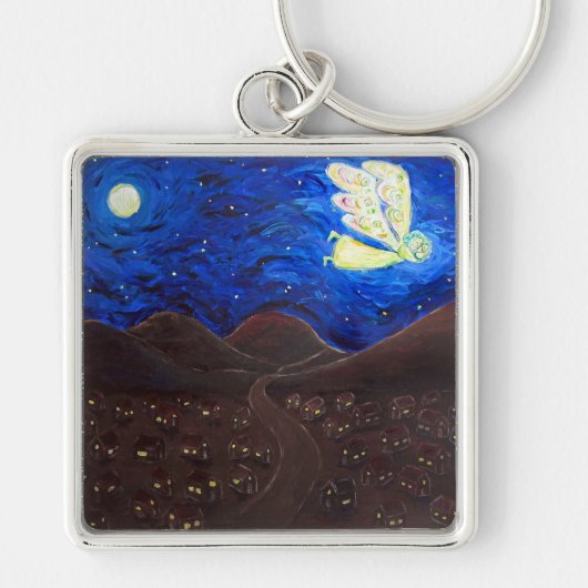 気にSoul Guardian Angel Art Keychain キーホルダー (正面)