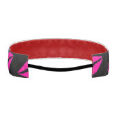 気のあるそぶりをしたなピンクの口紅 アスレチックヘッドバンド (裏面)