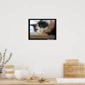 気のあるそぶりをしたカリコウィズアブラハムリンコン引用文ミーム ポスター (キッチン)