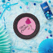 気のあるそぶりをしたクリスマス紙プレート ペーパープレート (パーティー)