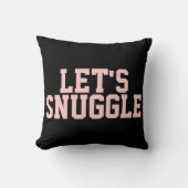 気のあるそぶりをした寄り添う引用文 クッション (正面)