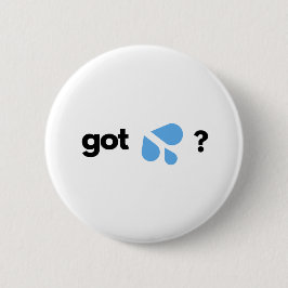 気のあるそぶりをした得滴？絵文字ボタン 缶バッジ