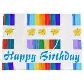 気のあるそぶりをした抱き枕 ラージペーパーバッグ (正面)