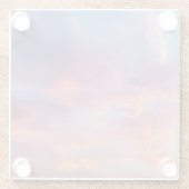 気のあるそぶりをした空 ガラスコースター (裏面)