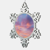 気のあるそぶりをした空 スノーフレークピューターオーナメント (右)