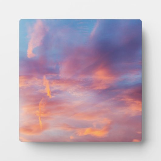 気のあるそぶりをした空 フォトプラーク (正面)