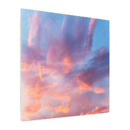 気のあるそぶりをした空 メタルプリント