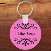 気のあるそぶりをした キーホルダー (正面)