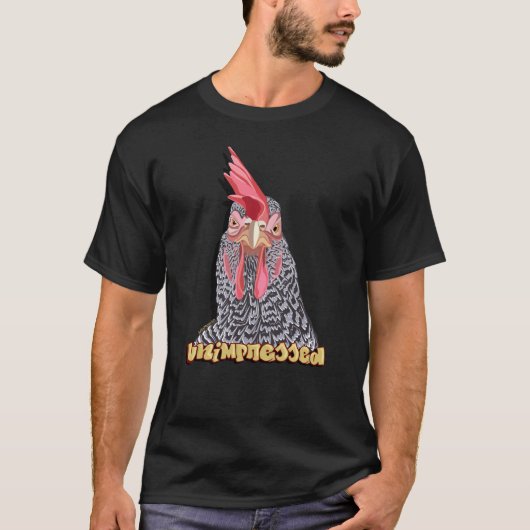 気のないバードロック系の雌鶏 Tシャツ (正面)
