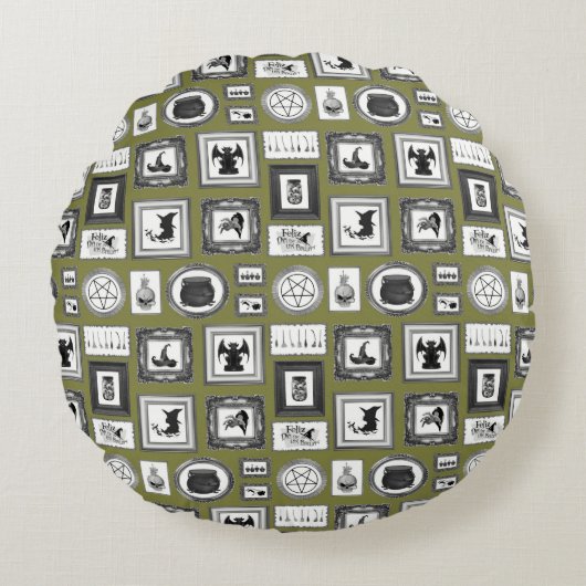 気の利いた壁 ラウンドクッション (正面)