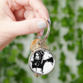 気の利いた女性 キーホルダー (手)