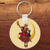 気の利いた女性 キーホルダー (正面)